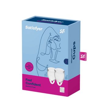 Satisfyer - Kit Copo Menstrual Feel Confident (15 + 20 ml) - Transparente