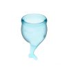 Satisfyer - Kit Menstrual Cup Feel Secure (15 + 20 ml) - Azul Claro