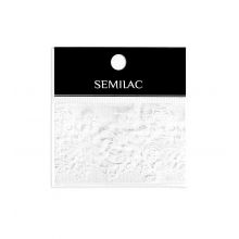 Semilac - Nail art - 22: White Lace foil