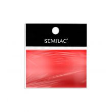 Semilac - Folha de transferência para Nail Art - 04: Red foil