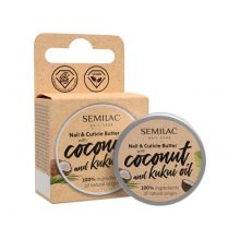 Semilac - Manteiga de unhas e cutículas com óleo de coco e kukui