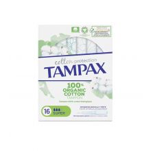 Tampax - Super tampões Cotton Protection - 16 unidades