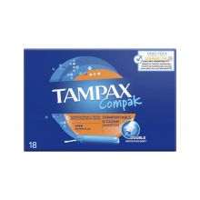 Tampax - Tampões super plus Pearl Compak - 18 unidades