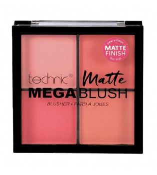 Technic Cosmetics - Paleta de Blush Matte Mega Blush