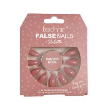 Technic Cosmetics - Unhas Falsas False Nails Stiletto - Winter Rose