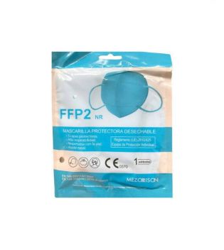 Diversos - Máscara de proteção descartável FFP2 - Azul turquesa