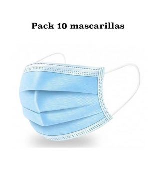 Vários - Pack 10 máscaras higiênicas descartáveis 3PLY