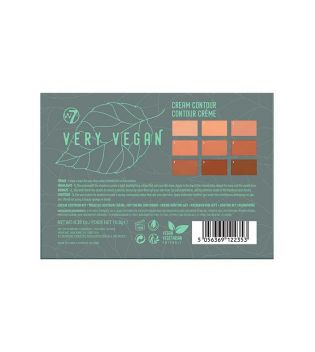 W7 - *Very Vegan* - Paleta Cream Contour