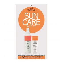 Youth Lab - Set Sun Care Creme facial SPF50 + loção corporal SPF30 - Pele normal ou seca